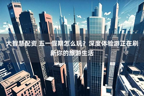 大智慧配资 五一假期怎么玩？深度体验游正在刷新你的旅游生活